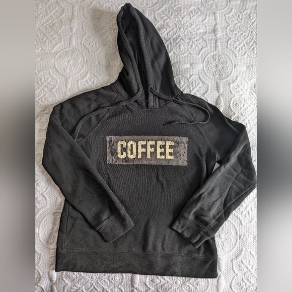 Fleece Hoodie- Cocktail/Coffee - Picture 2 of 2